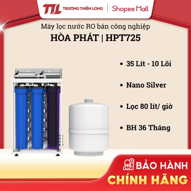 HPT725 - Máy Lọc Nước RO Bán Công Nghiệp Hòa Phát HPT725 - 10 lõi [TOÀN QUỐC] - Ảnh 11