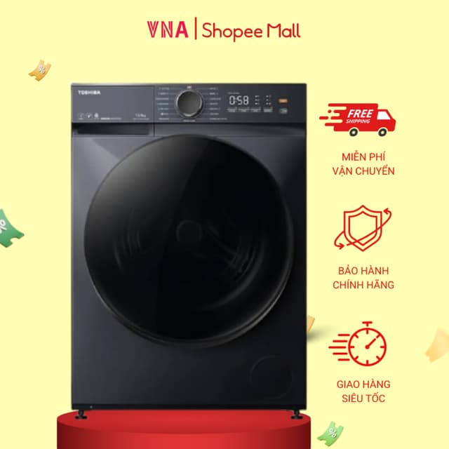 Máy giặt sấy Toshiba Inverter giặt 13 kg - sấy 8 kg TWD-T21BU140UWV(MG) - Ảnh 3