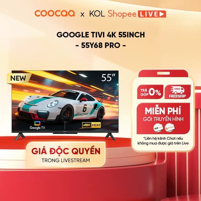 [Livestream] Smart TV Coocaa 55 inch 4K QLED Google TV 55Y68 Pro - Ảnh 7