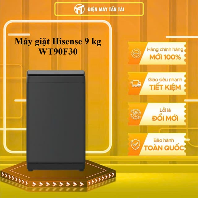 WT90F30 - Máy giặt Hisense 9 kg WT90F30 (KHÔNG INVERTER) - GIAO TOÀN QUỐC - Ảnh 12