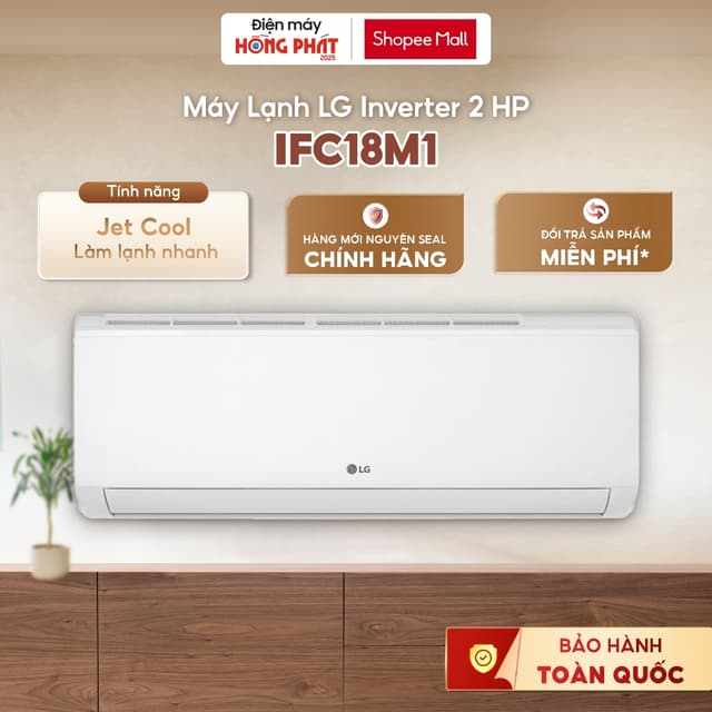Máy Lạnh LG Inverter 2 HP IFC18M1 [GIAO TOÀN QUỐC] - Ảnh 10