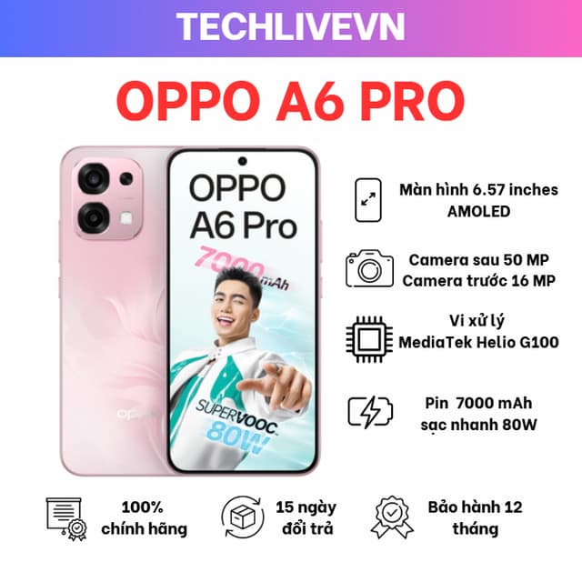 Điện Thoại Oppo A6 Pro 8GB/128GB - Hàng Chính Hãng - Ảnh 2