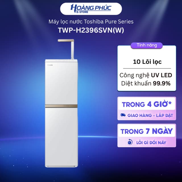 TWP-H2396SVN(W) - Máy Lọc Nước RO Nóng Nguội Hydrogen Toshiba TWP-H2396SVN(W) - 10 Lõi lọc - Ảnh 1