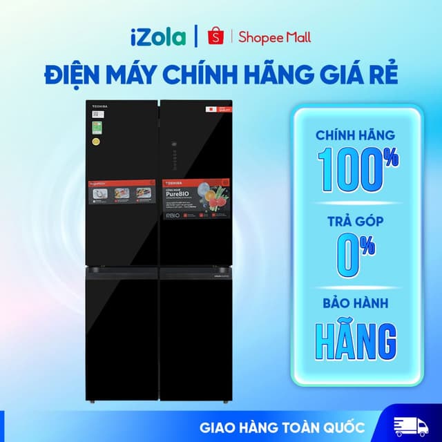 GR-RF611WI-PGV(22)-XK - Tủ lạnh Toshiba Inverter 474 lít Multi Door GR-RF611WI-PGV(22)-XK - Hàng chính hãng - Ảnh 1