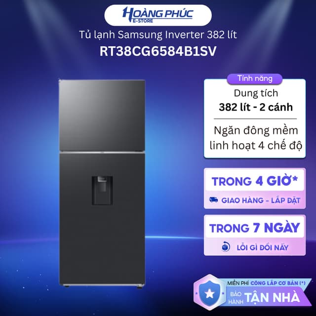 Tủ Lạnh Samsung Inverter 382 Lít RT38CG6584B1SV {Ship HCM 0Đ} - Ảnh 5