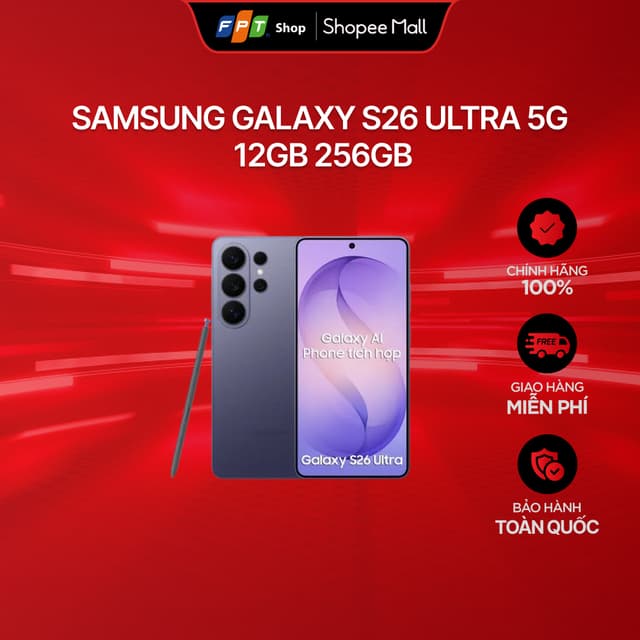 Điện thoại Samsung Galaxy S26 Ultra 5G 12GB 256GB / 512GB - Chính hãng - Ảnh 3