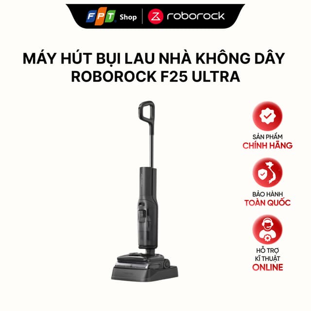 [Bảo hàng 24 tháng] Máy hút bụi lau nhà không dây Roborock F25 Ultra - Ảnh 2