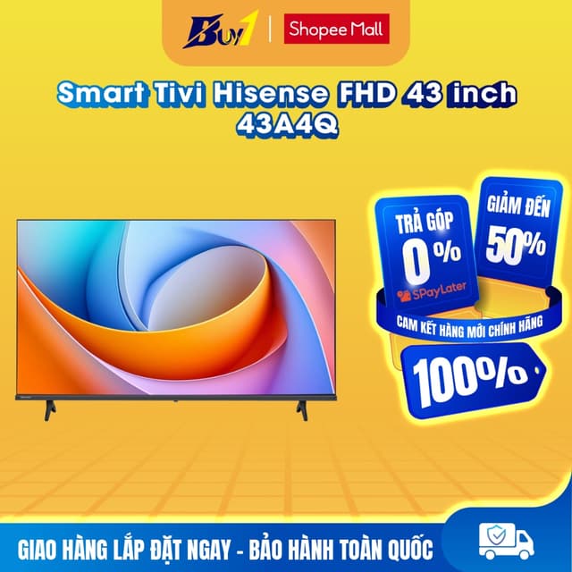 43A4Q - Smart Tivi Hisense FHD 43 inch 43A4Q - Hàng chính hãng - Ảnh 8