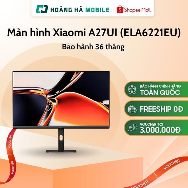 Màn hình Xiaomi A27UI (ELA6221EU) (27 inch/4K/IPS/60HZ/6ms) - Chính hãng - Ảnh 4