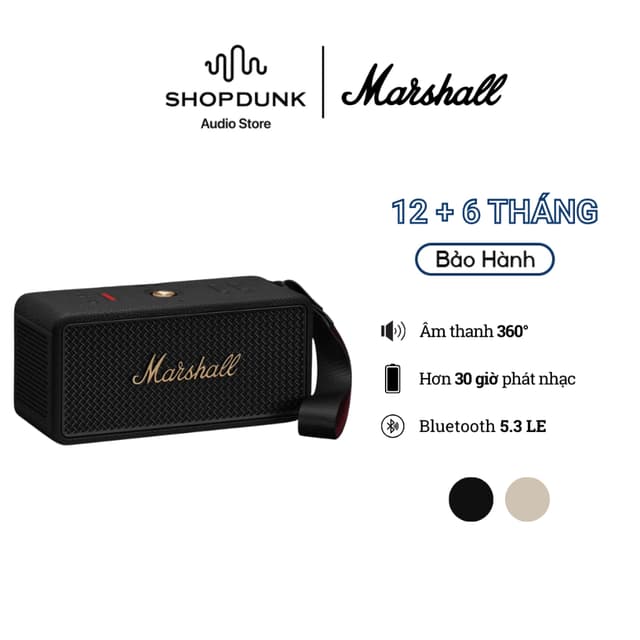 Loa Marshall Bluetooth MIDDLETON II - Pin lên đến 30h - Bảo Hành Chính Hãng ASH - Ảnh 7