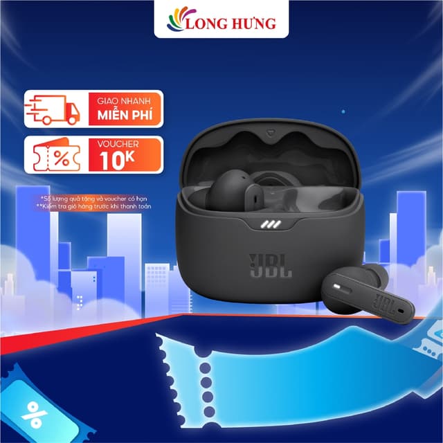 Tai nghe Bluetooth True Wireless JBL Tune Beam 2 - Hàng chính hãng - Ảnh 8