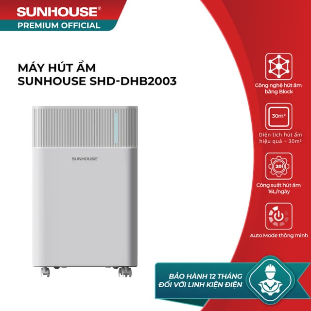 Máy hút ẩm Sunhouse SHD-DHB2003 - Ảnh 4