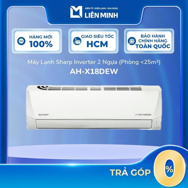 AH-X18DEW | AH-X18ZEW - Máy Lạnh Sharp Inverter 2 HP (Phòng <25m²)[GIÁ MÁY][SHIP 0Đ HCM] - Ảnh 11