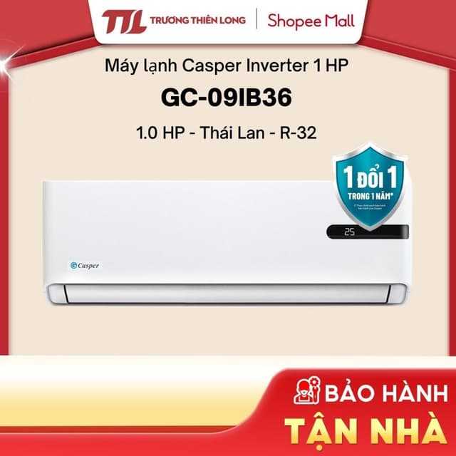 GC-09IB36 - Máy Lạnh Inverter CASPER 1 HP GC-09IB36 [FREESHIP HCM] - Ảnh 5