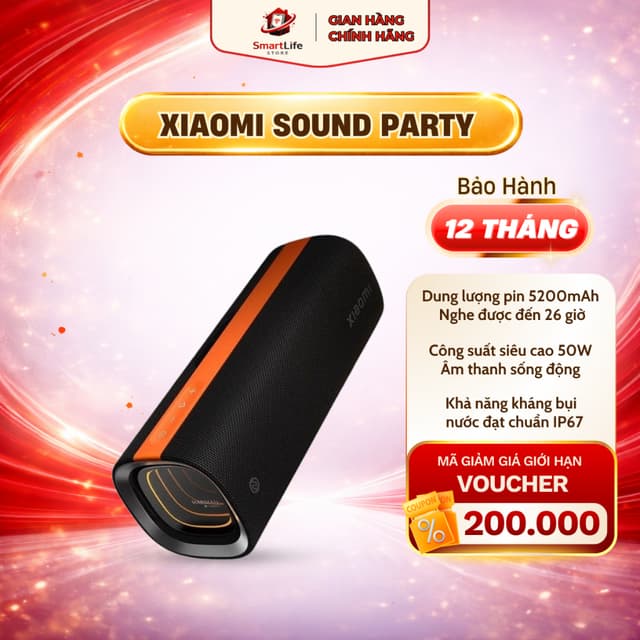 Loa bluetooth Xiaomi Sound Party chất lượng âm thanh mạnh mẽ 50W hàng Quốc Tế chính hãng - Ảnh 2