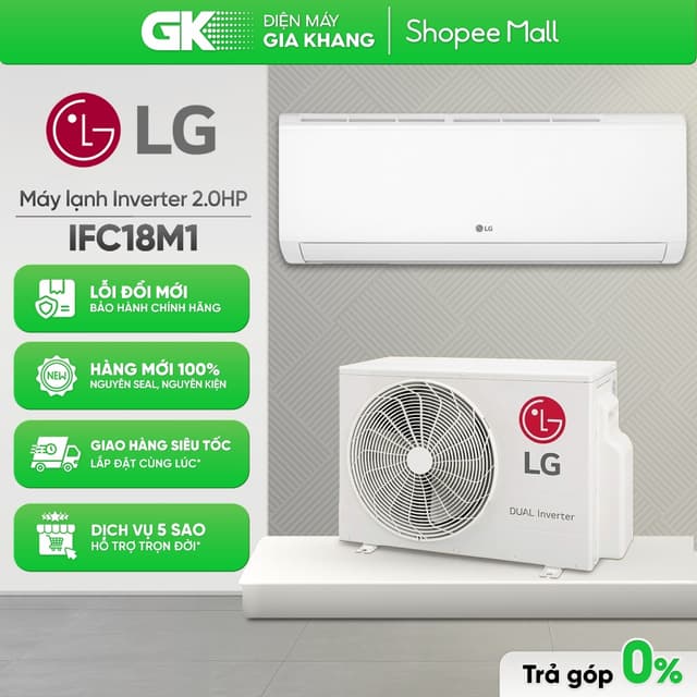 Máy Lạnh LG Inverter 2 HP IFC18M1 [Freeship HCM] - Ảnh 8
