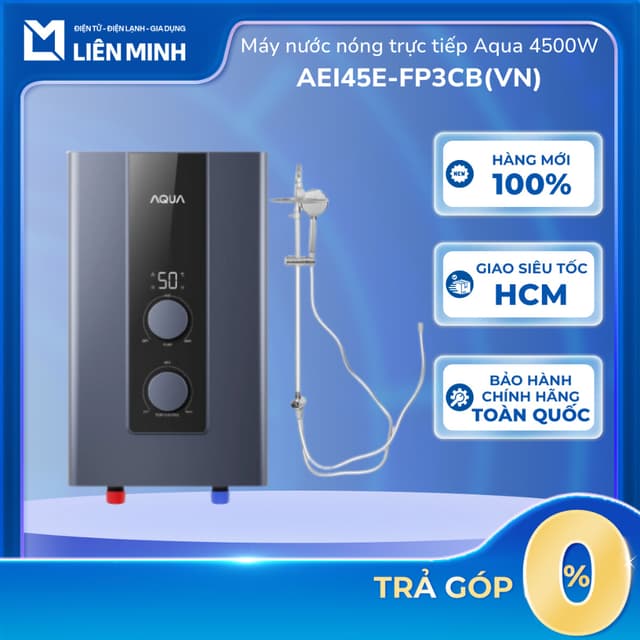 Máy Nước Nóng Trực Tiếp Aqua 4500W AEI45E-FP3CB(VN) [Giao Toàn Quốc] - Ảnh 11
