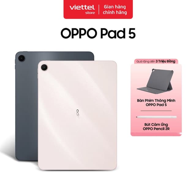 Máy Tính Bảng OPPO PAD 5 8GB + 256GB | Màn hình 12.1" | Pin 10050 mAh | MediaTek Dimensity 7300-Ultra - Ảnh 3
