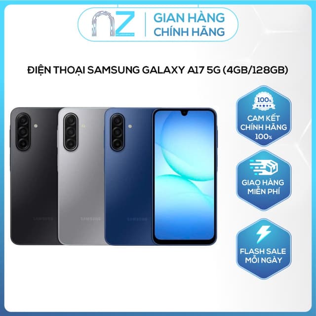 Điện thoại Samsung Galaxy A17 5G (4GB/128GB) - Nguyên Seal - BH 12 tháng - Ảnh 10