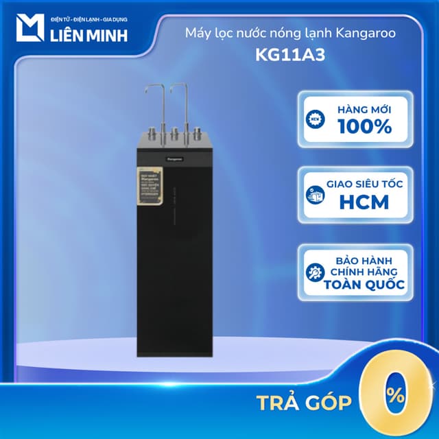 Máy Lọc Nước RO Nóng Nguội Lạnh Hydrogen Kangaroo KG11A3 11 Lõi [Giao Toàn Quốc] - Ảnh 4