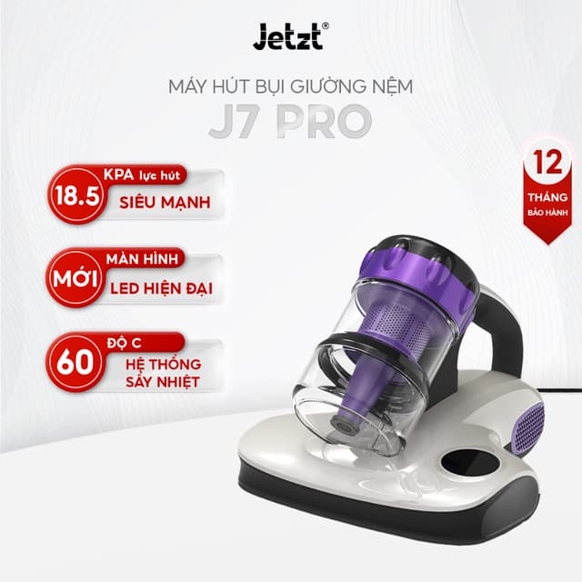 Máy hút bụi giường nệm diệt khuẩn UV JETZT J7 Series thế hệ mới - Ảnh 9