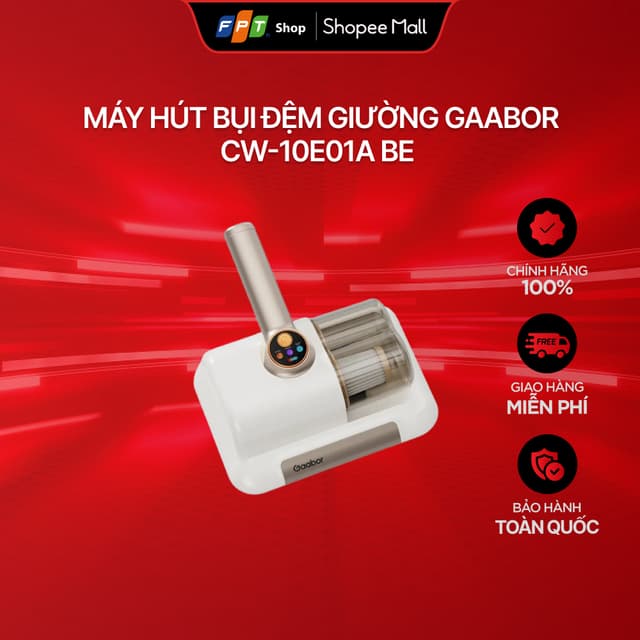 [Chỉ GH tận nơi] Máy hút bụi đệm giường Gaabor CW-10E01A Be - Ảnh 6