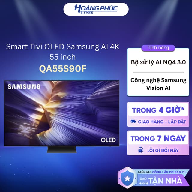 Smart Tivi OLED Samsung AI 4K 55 inch QA55S90F {Ship HCM 0Đ} - Ảnh 8