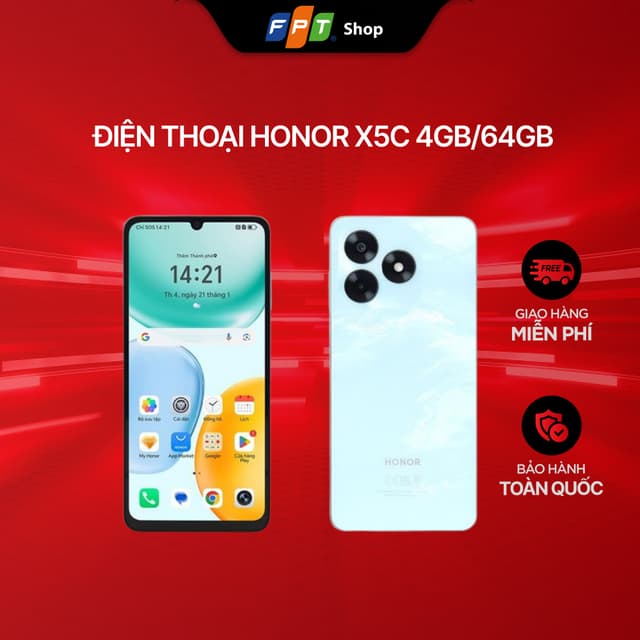 Điện thoại HONOR X5c 4GB/64GB - Hàng chính hãng - Ảnh 1