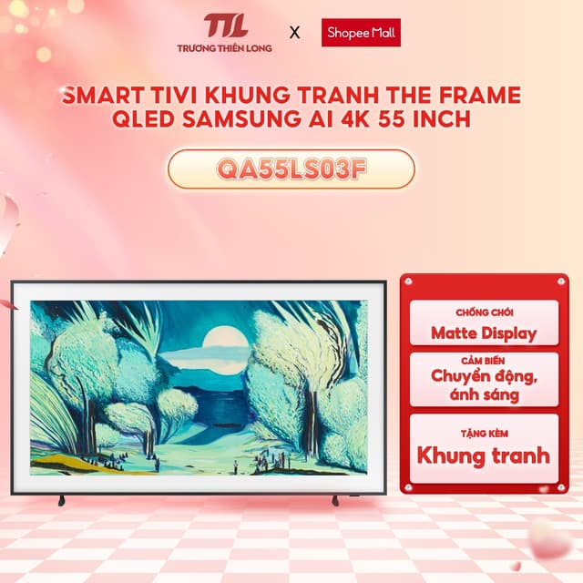 QA55LS03F | QA65LS03F - Smart Tivi Khung Tranh The Frame QLED Samsung AI 4K 65 inch QA65LS03FAKXXV [TOÀN QUỐC] - Ảnh 7