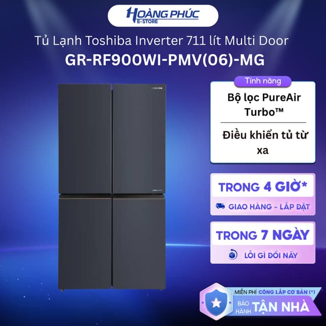 Tủ Lạnh Toshiba Inverter 711 Lít Multi Door GR-RF900WI-PMV(06)-MG - Ảnh 8