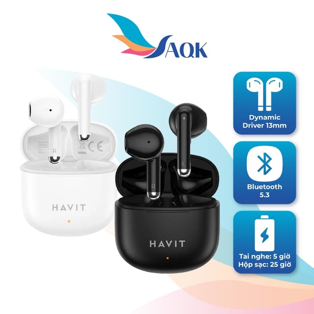 Tai nghe Bluetooth True Wireless Havit TW976 - Hàng chính hãng - Ảnh 6