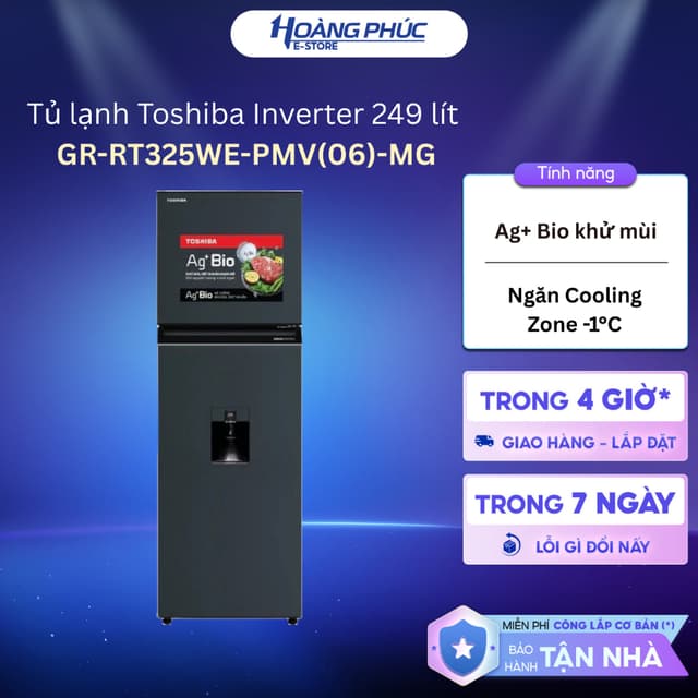 GR-RT325WE-PMV(06)-MG | Tủ Lạnh Toshiba Inverter 249 Lít {Ship HCM 0Đ} - Ảnh 12
