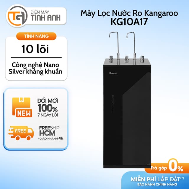 Máy Lọc Nước Ro Nóng Nguội Lạnh Kangaroo 10 Lõi KG10A17 - Ảnh 11