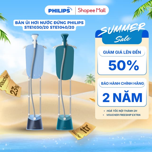 Bàn Ủi Hơi Nước Đứng PHILIPS STE1030/20 STE1040/20 (1800W - 1.8L) Bàn Là Quần Áo - Hàng Chính Hãng - Ảnh 10
