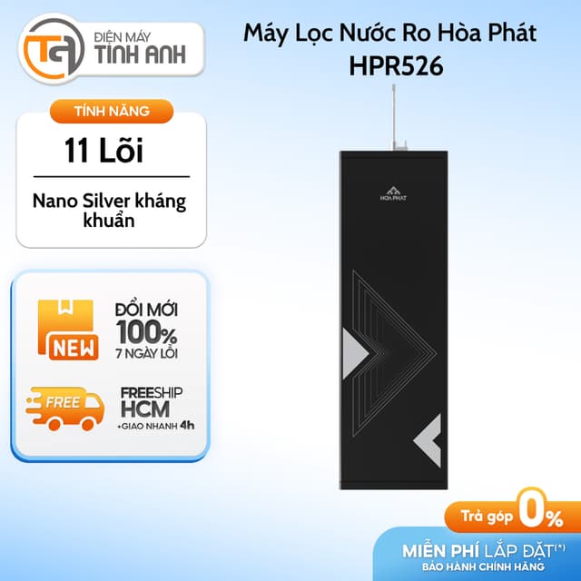 Máy Lọc Nước Ro Hydrogen Hòa Phát 11 Lõi HPR526 - Ảnh 6