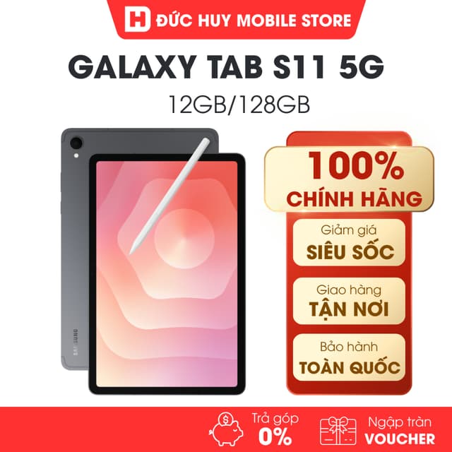 Máy Tính Bảng Samsung Galaxy Tab S11 5G 12GB/128GB Chính Hãng - Ảnh 3