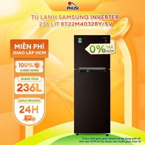 RT22M4032BY/SV [GIAO HÀNG MIỄN PHÍ HCM]  Tủ lạnh Samsung Inverter 236 lít - CHÍNH HÃNG - Ảnh 11