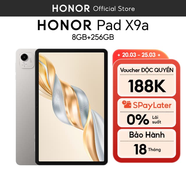 Máy Tính Bảng Honor Pad X9a Wifi 8GB 256GB | Pin 8300mAh | Chip Snapdragon 685 | BH 18 Tháng - Ảnh 2