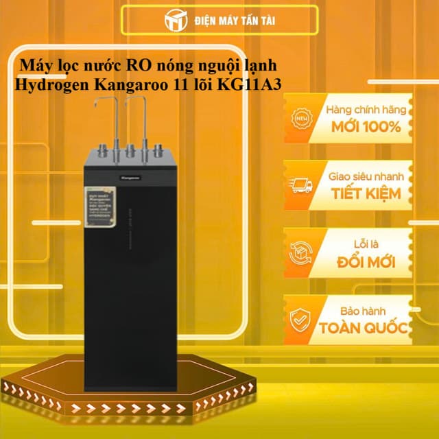 KG11A3 - Máy lọc nước RO nóng nguội lạnh Hydrogen Kangaroo 11 lõi KG11A3 - GIAO TOÀN QUỐC - Ảnh 8