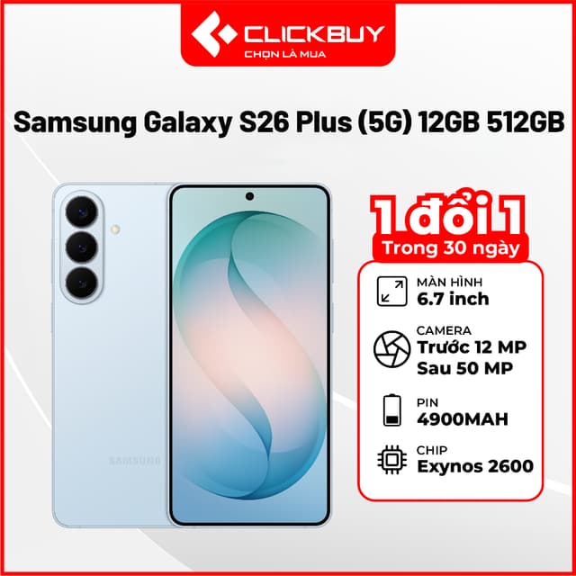 Điện thoại Samsung Galaxy S26 Plus (5G) 12GB 512GB  Chính Hãng, tặng sạc Samsung 45W - Ảnh 8