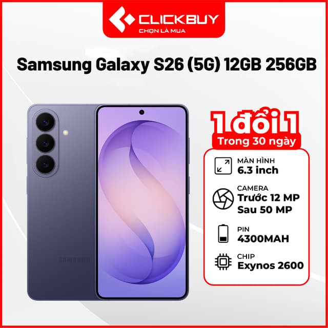 Điện thoại Samsung Galaxy S26 (5G) 12GB 256GB Chính Hãng, tặng sạc Samsung 45W - Ảnh 12