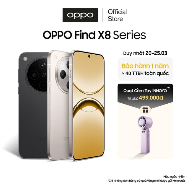Điện thoại OPPO Find X8, X8 Pro 5G (16GB/512GB) | Chỉnh ảnh AI | Cực mỏng nhẹ | SUPERVOOC 80W - Ảnh 4