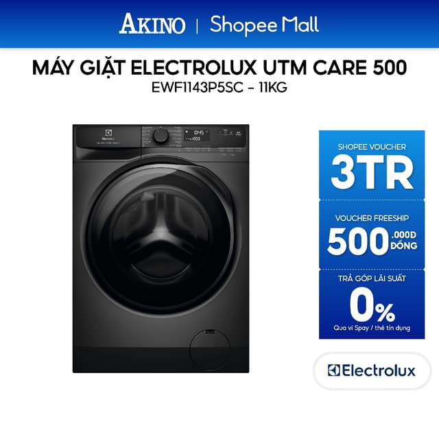 Máy giặt Electrolux UltimateCare 500 Inverter 11 kg EWF1143P5SC - Bảo hành chính hãng - Ảnh 5