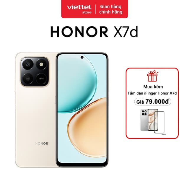 Điện Thoại Di Động HONOR X7d 8GB+256GB Chính hãng | Pin 6500mAh | Camera 108MP - Ảnh 8