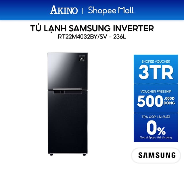 Tủ lạnh Samsung Inverter 236 lít RT22M4032BY/SV - Hàng Chính Hãng - Ảnh 9
