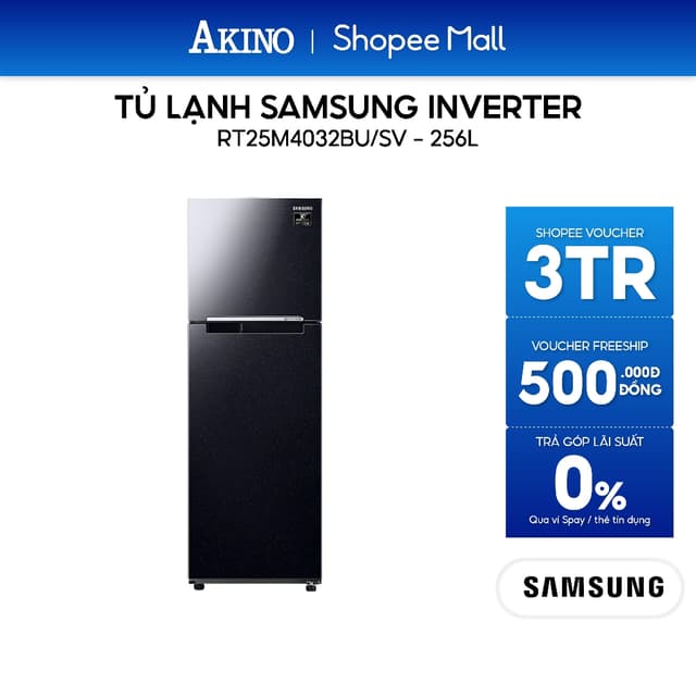 Tủ lạnh Samsung Inverter 256 lít RT25M4032BU/SV - Hàng Chính Hãng - Ảnh 6
