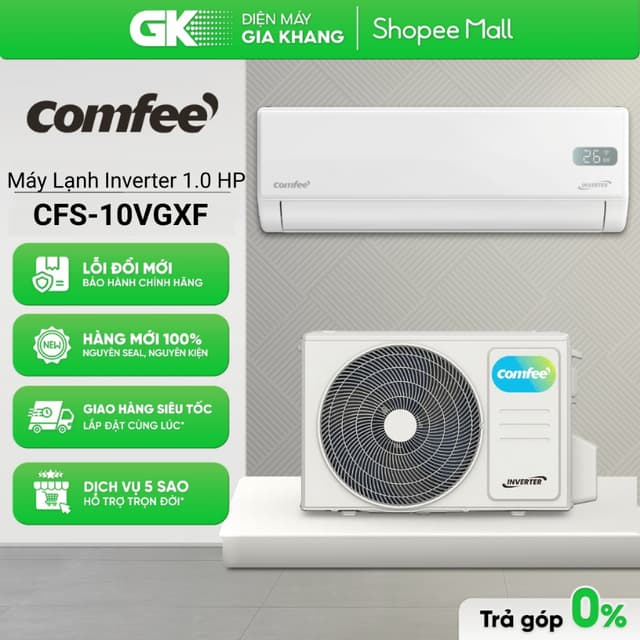CFS-10VGXF | CFS-10VGPF-V Máy Lạnh Comfee Inverter 1 HP [Freeship HCM] - Ảnh 10