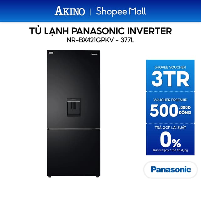 Tủ lạnh Panasonic Inverter 377 lít NR-BX421GPKV - Hàng Chính Hãng - Ảnh 6