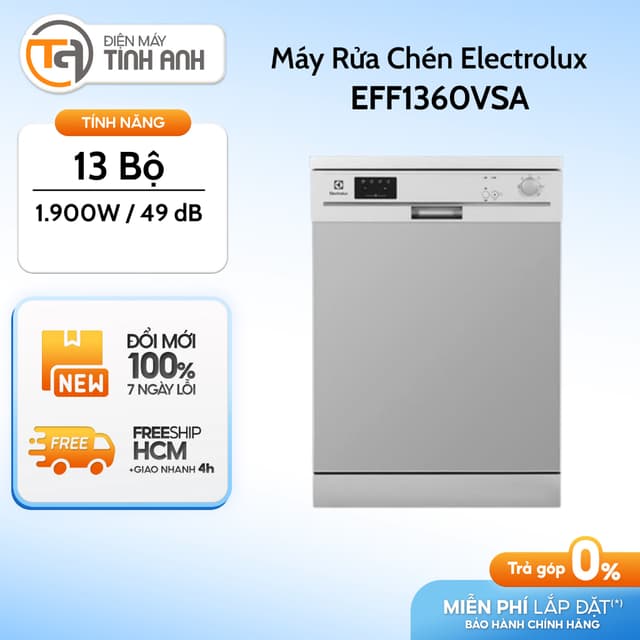 Máy Rửa Chén Độc Lập Electrolux EFF1360VSA - Ảnh 3