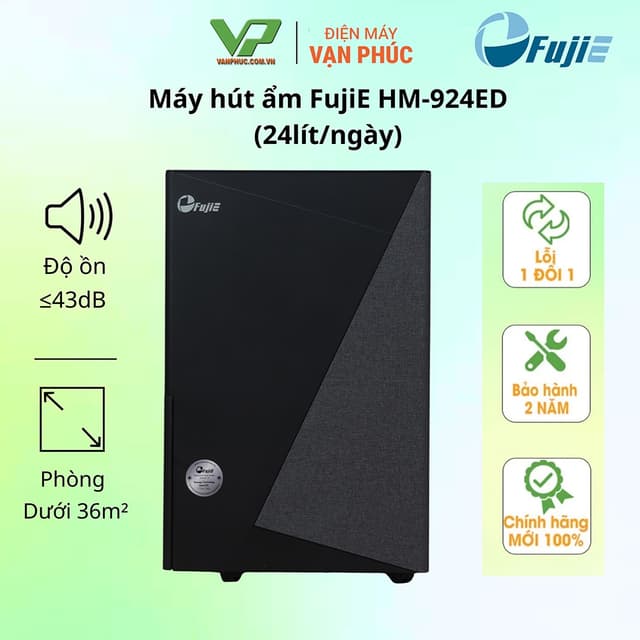 Máy hút ẩm Fujie HM-924ED 24 lít/ngày, kết nối Wifi - Ảnh 12